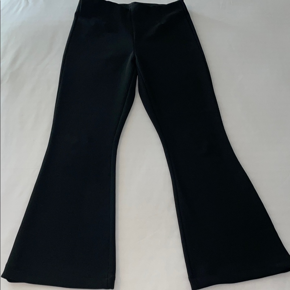 Zara Elegant Black Flared Leggings